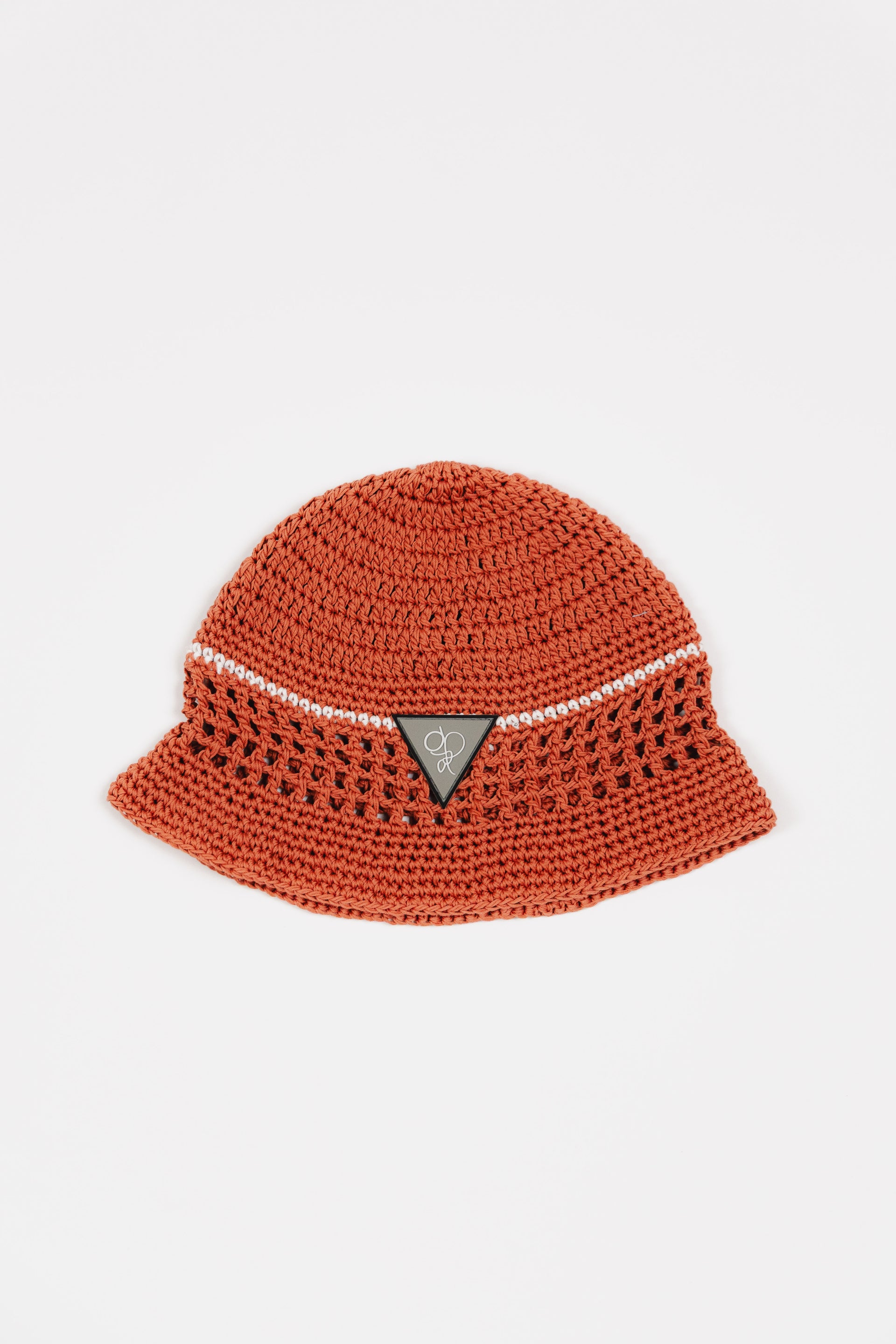 Cappello Peach Crochet Bucket Hat – 100% Hand-made