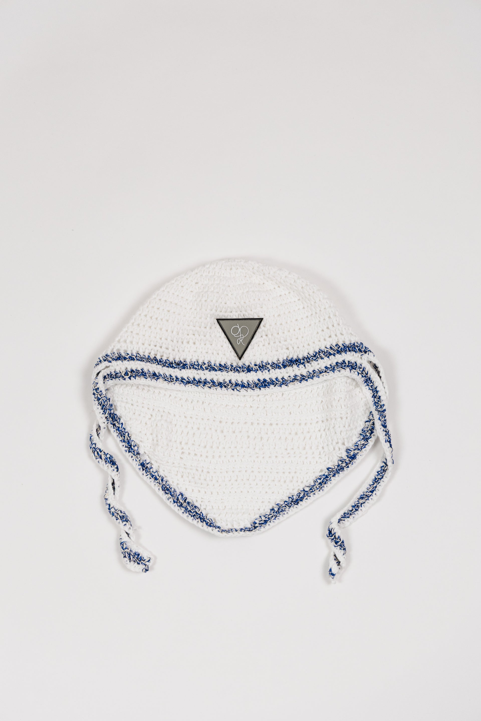 Durag White & Pacific Crochet Durag – 100% Hand-made
