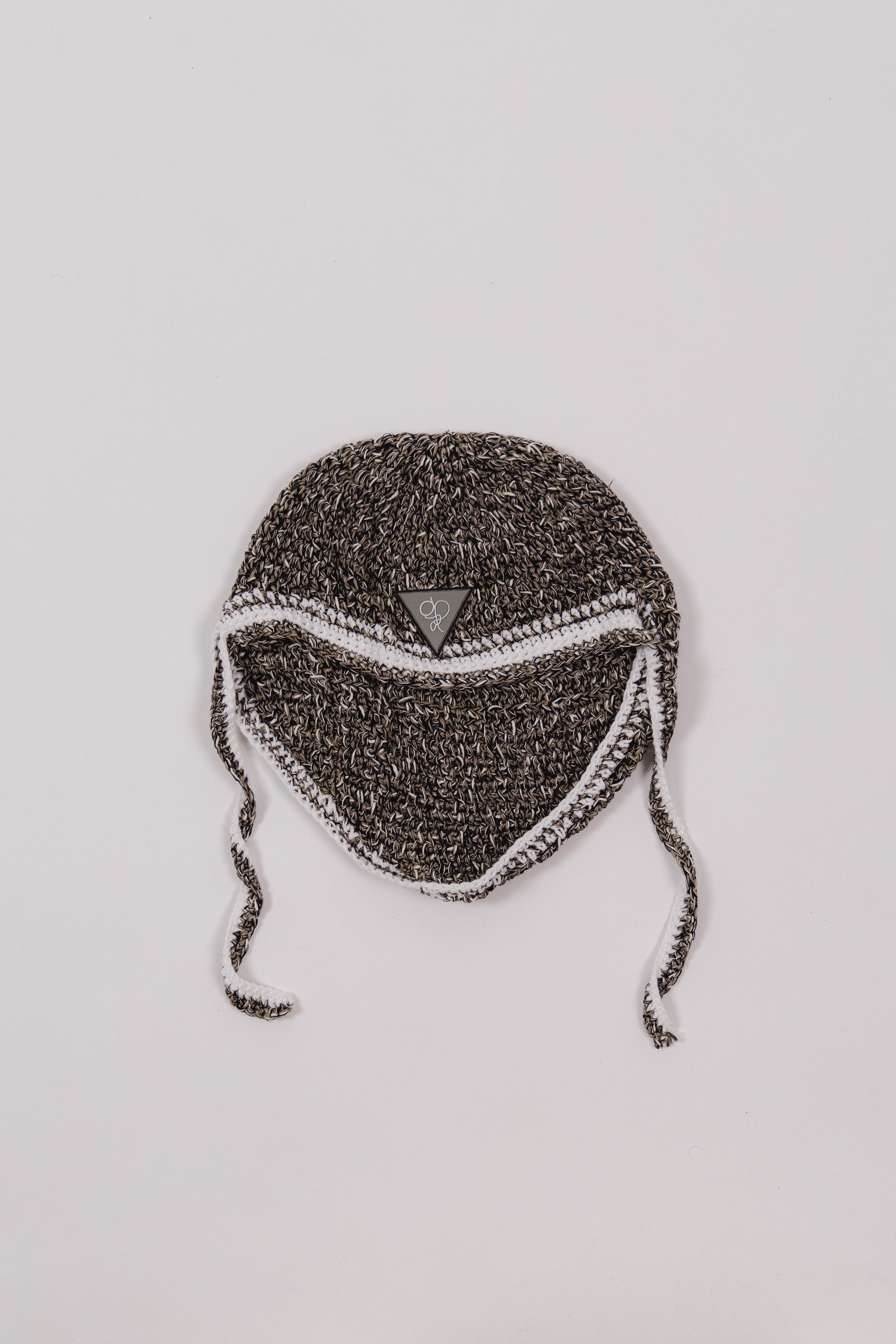 Durag Melange Brown Crochet Durag – 100% Hand-made